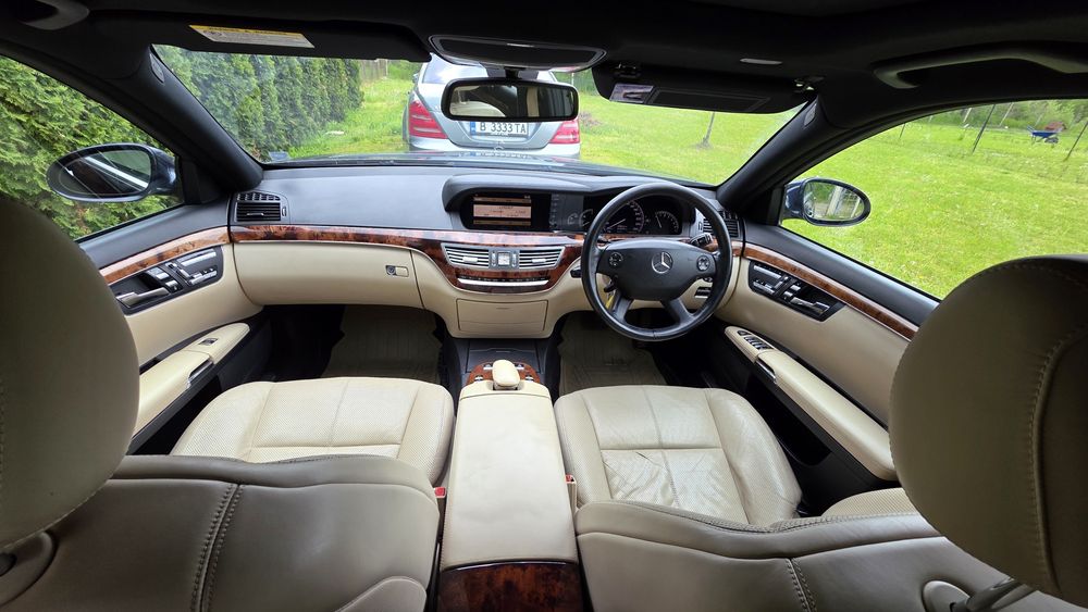 Mercedes-Benz S350 Long — бензин, 272 к.с., 212 000 км, десен волан