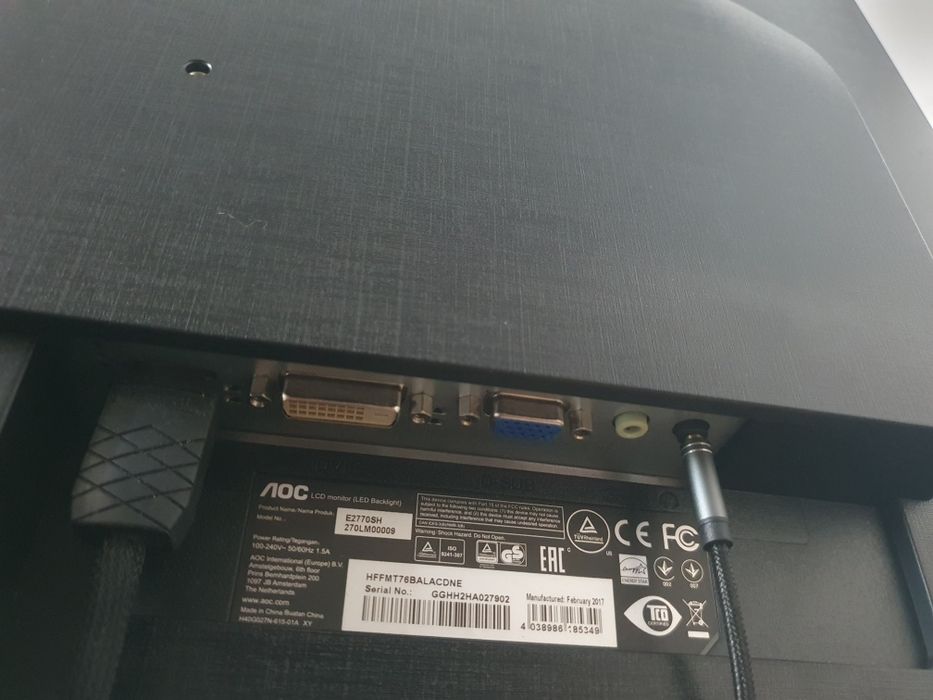 Monitor display FullHd AOC 27 inch E2770SH PROFESIONAL / Gaming