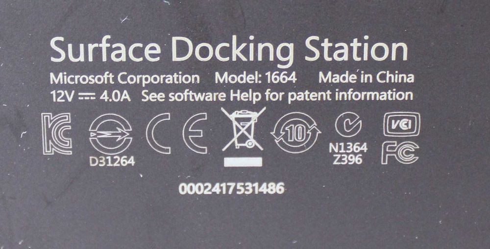 Докинг станция Microsoft Surface Docking Station 1664