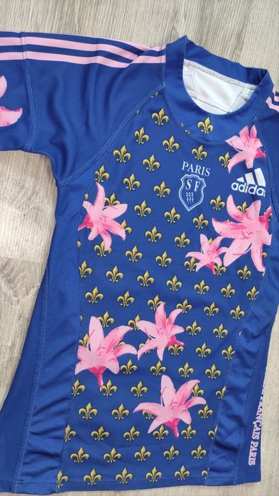 Adidas Rugby Paris S size Ръгби фланелка мъжка