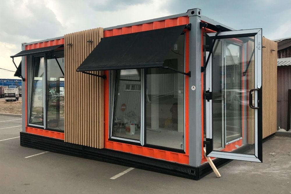 Контейнер является конструкцией прямоугольной формы