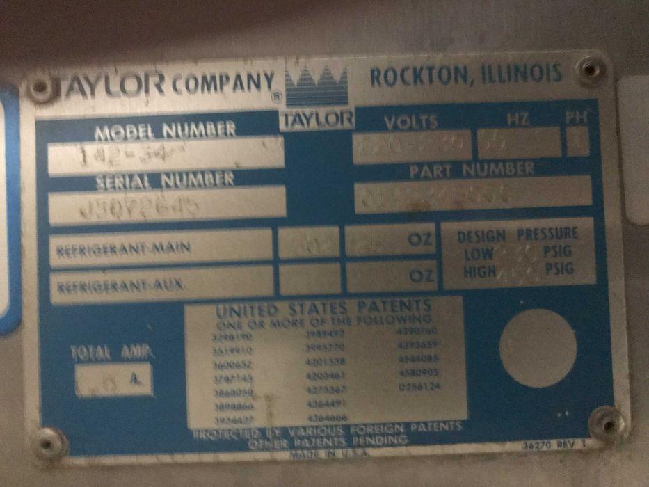 masina de inghetata Taylor Softserve