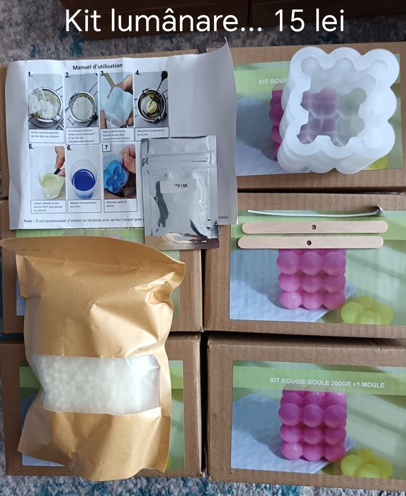 Kit lumanari 10 lei bucata