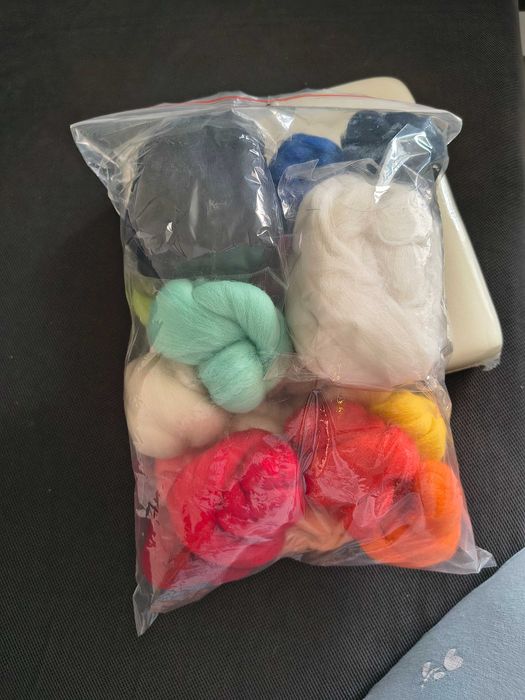 Фелтинг прежда комплект