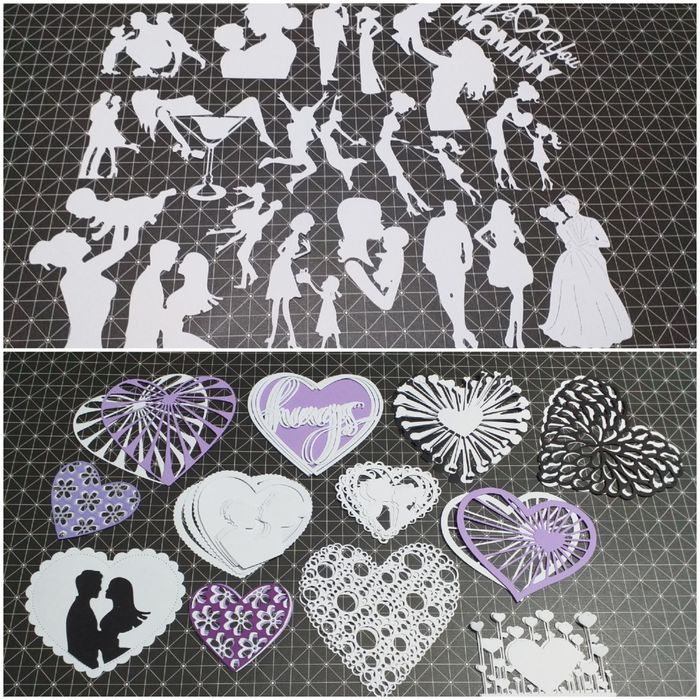 Хартиени декорации и готови елементи