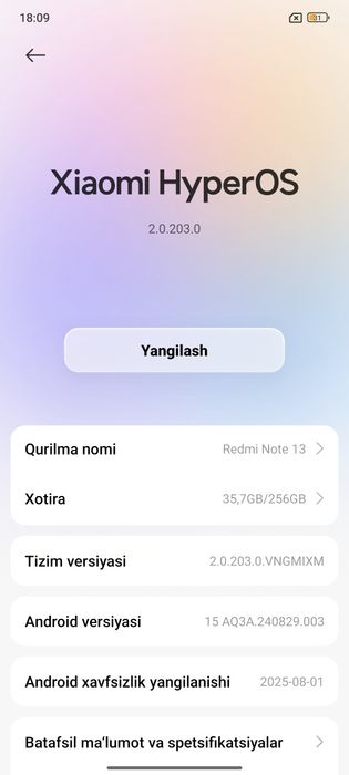 Redmi Note 13 8+8/256gb