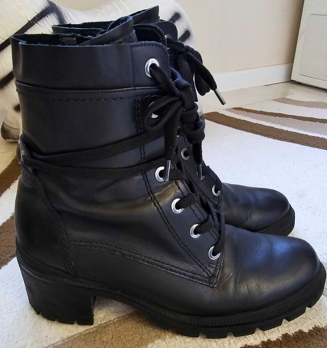 Дамски кожени боти Gianni (40 рр) и Gabor (7 1/2) - отлични!