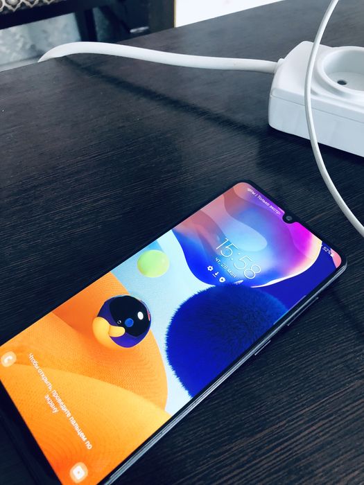 Galaxy A31 темна синяя
