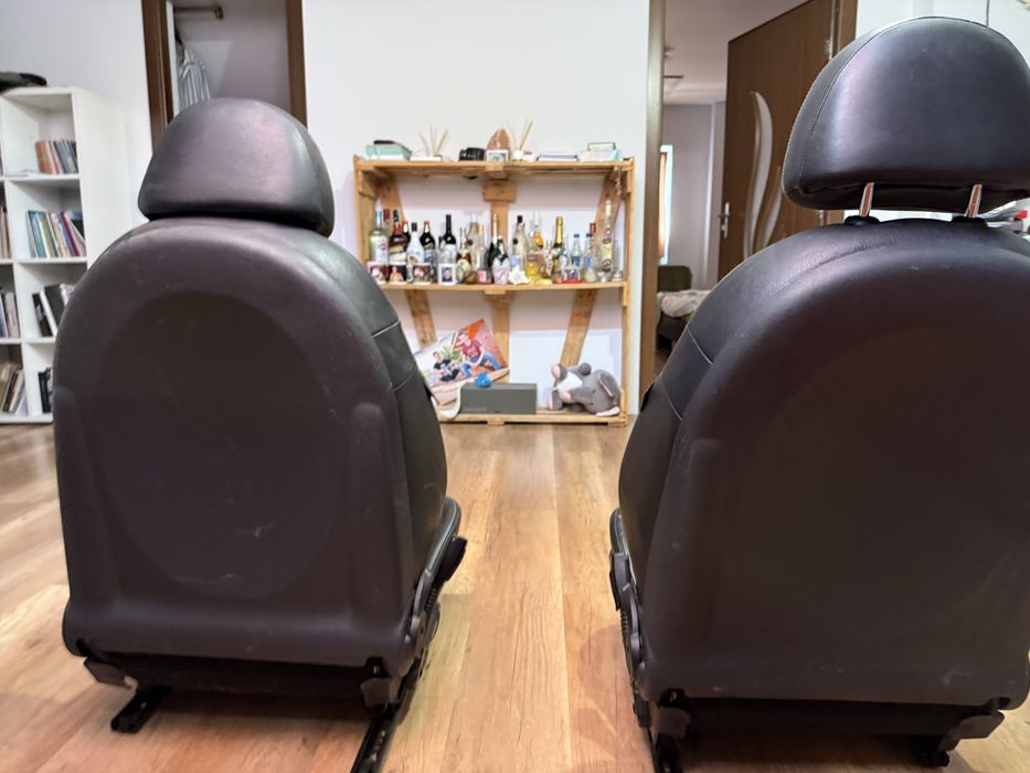 Scaune față Mini Cooper S R53 Full Leather (piele integrală) – versiunea scumpă