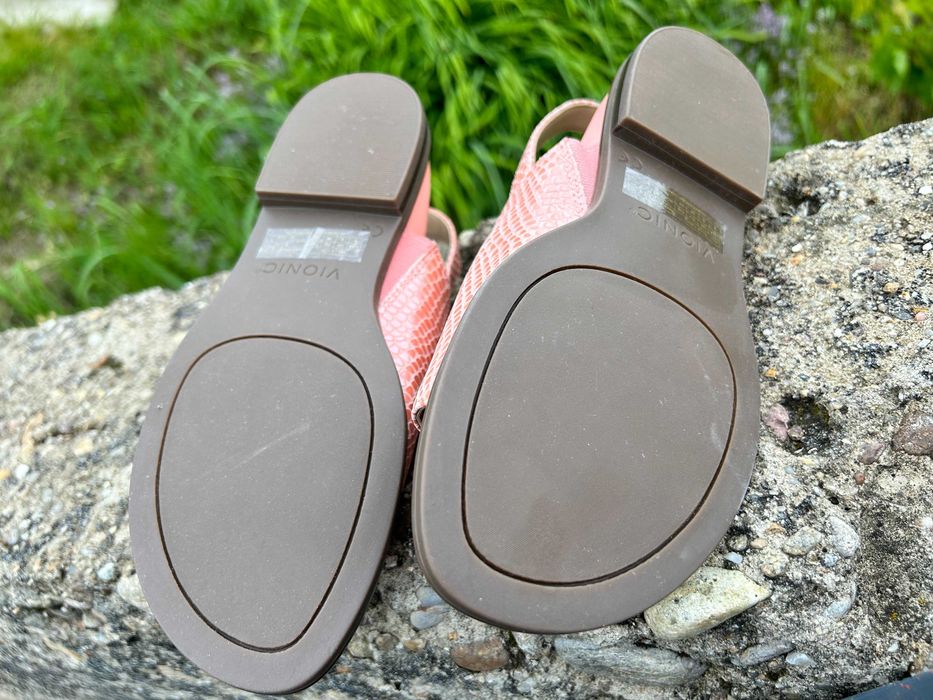 Sandale din piele Vionic Ella cu tehnologie Orthoheel