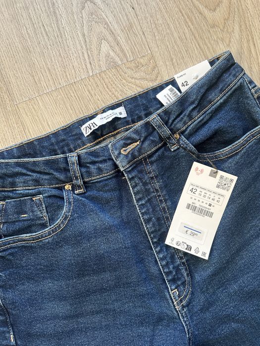 Чисто нови сини дънки Zara