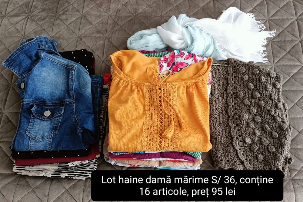 Lot haine dama marime S + cadou