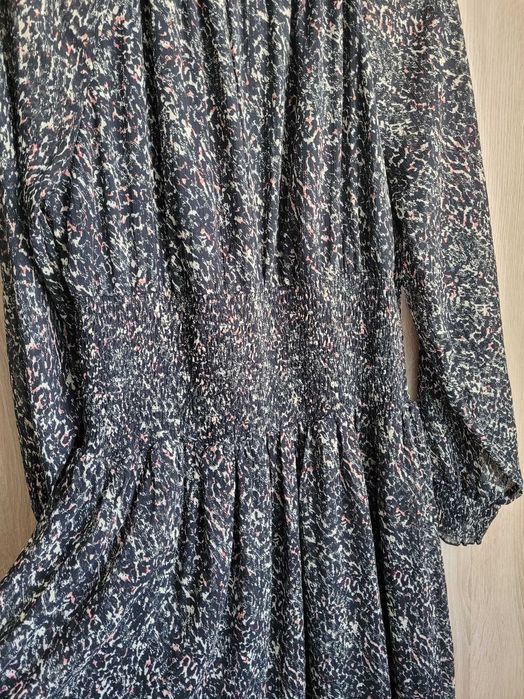 Rochie pepit maneca lunga