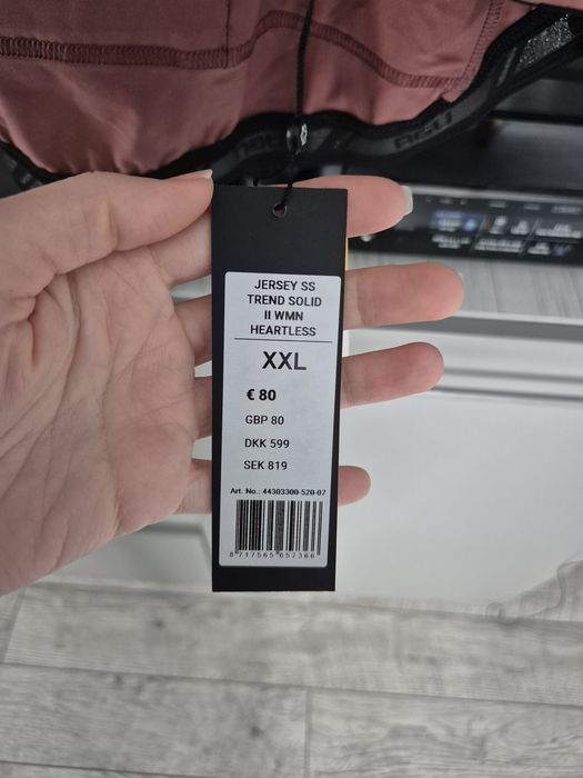 Bluza maneca scurta tricou dama ciclism AGU noua etichetă Măsura XXL