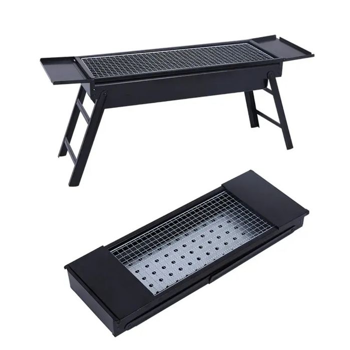Складной металлический мангал-гриль для шашлыка и барбекю