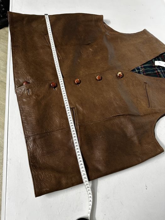 Vesta din piele 4XL - 148 cm talie