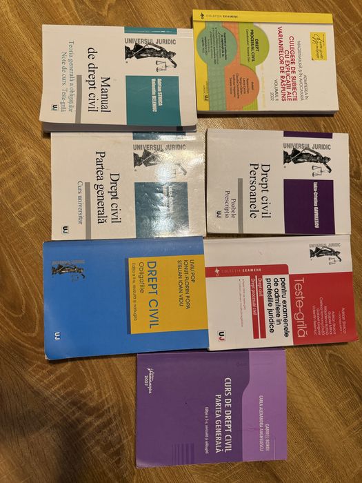 Vand carti admitere in profesii juridice