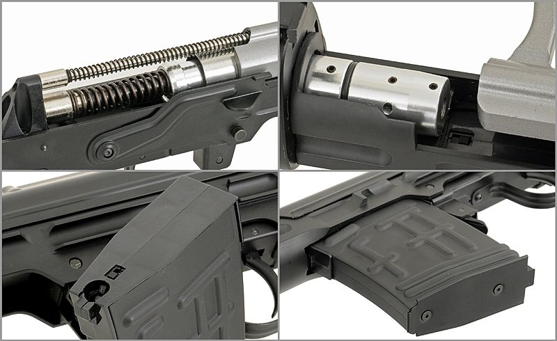 ~ Pusca Dragunov [ARC MODIFICAT 3.6 J] Airsoft Cu Luneta + Munitie NOU