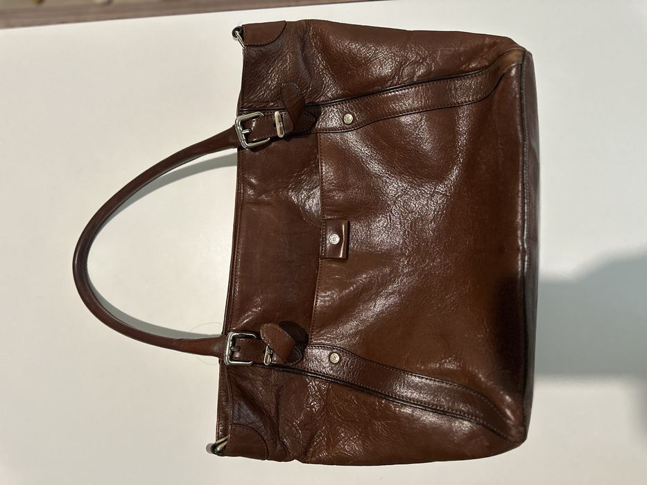 Сумка кожаная Massimo Dutti