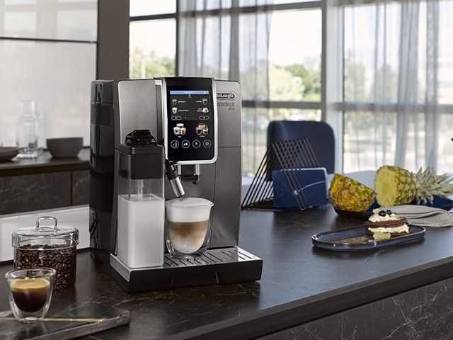 DeLonghi Кофемашина ECAM 380.85.SB Dinamica Plus 3 года гарантия