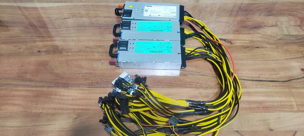 Продавам работещи сървърни захранвания за майнинг