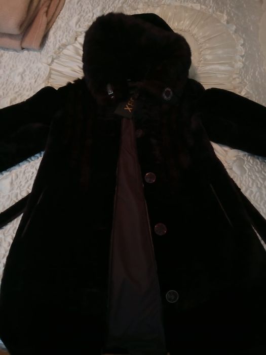 Шуба Мутон размер 44