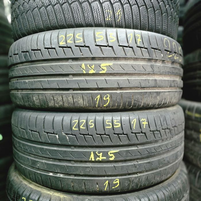 2x 225/55/17 VARA CONTINENTAL 2019 Stare excelentă