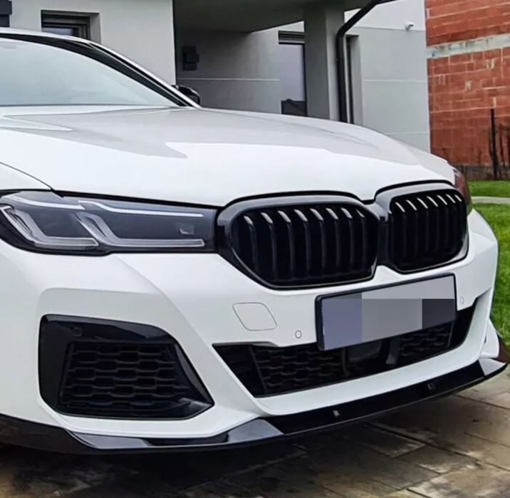Prelungire lip spoiler bara fata BMW Seria 5 G30 LCI negru lucios