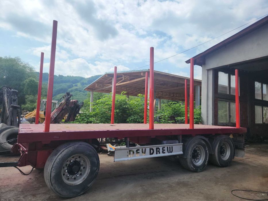 Remorca transport lemn si racoante piese de schimb
