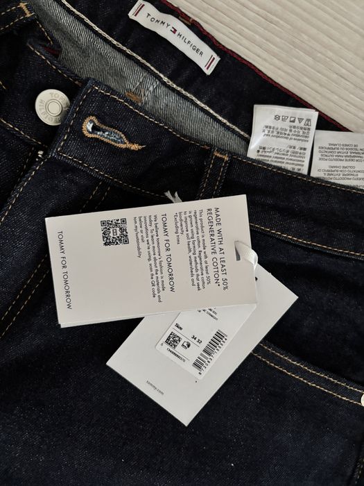 Vand blugi originali Tommy Hilfiger regular Noi cu eticheta