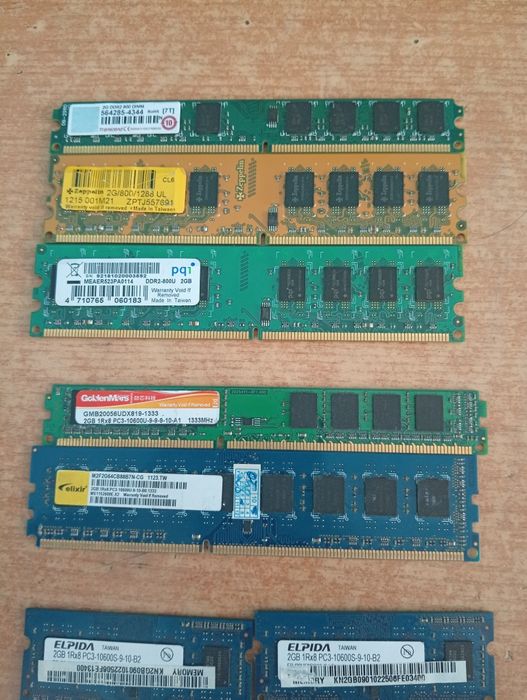 Оперативная память DDR3, DDR2