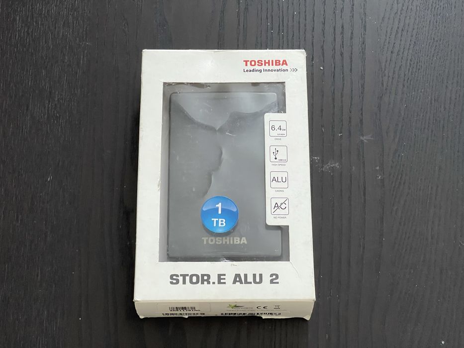 Внешний жёсткий диск Toshiba STOR.E ALU 2, 2.5'', 1000GB (1TB), EHDD