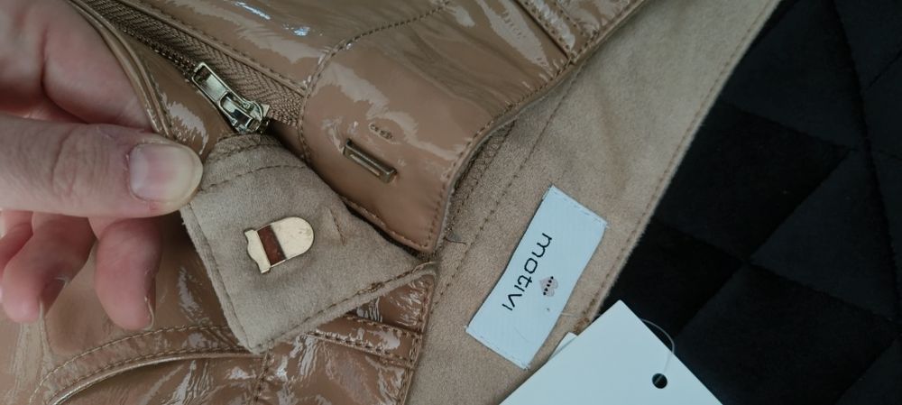 Pantaloni NOU Motivi nude piele eco 38