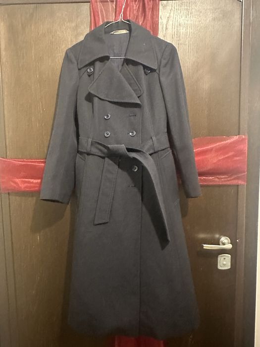 Тренч тъмно син С размер