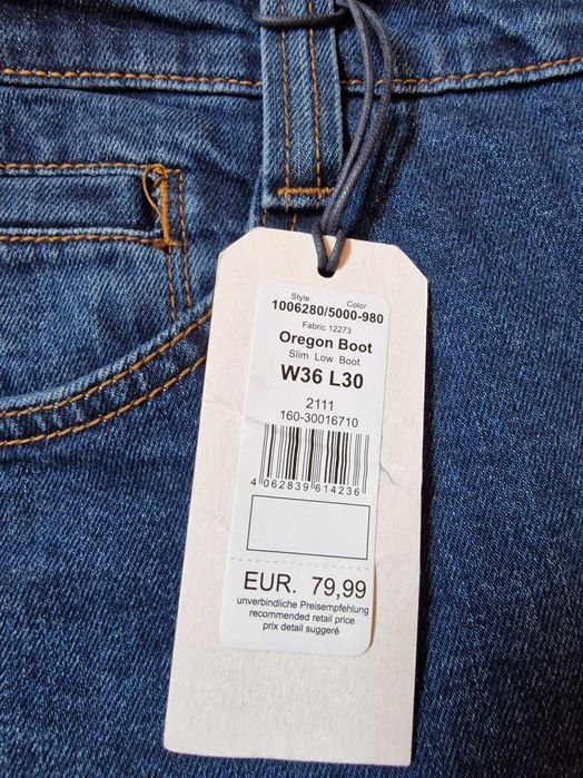 Мъжки дънки MUSTANG (тъмносин 980), размер: 36W / 30L (НОВИ)