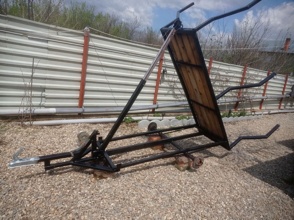 Remorca atv motocultor stil trailer cu sistem basculare