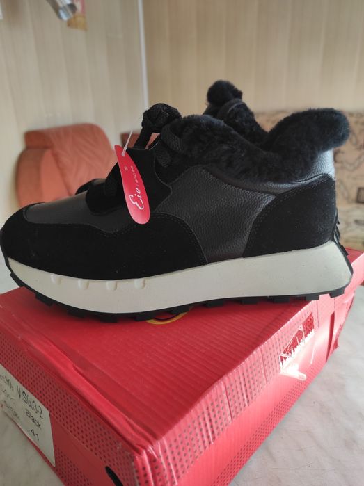 Кроссовки зимние полностью натуралка