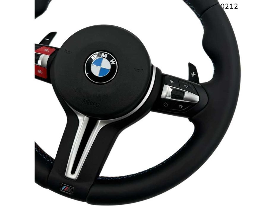 Volan BMW Seria E 1 3 X1 X5 X6 E90 E70 E53 M sport cu butoane roșii