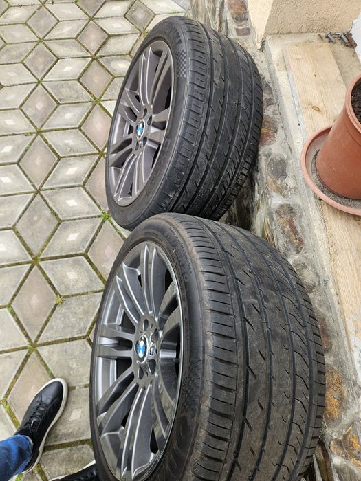Roti de bmw x5 5x120 20 cu cauciucuri bune