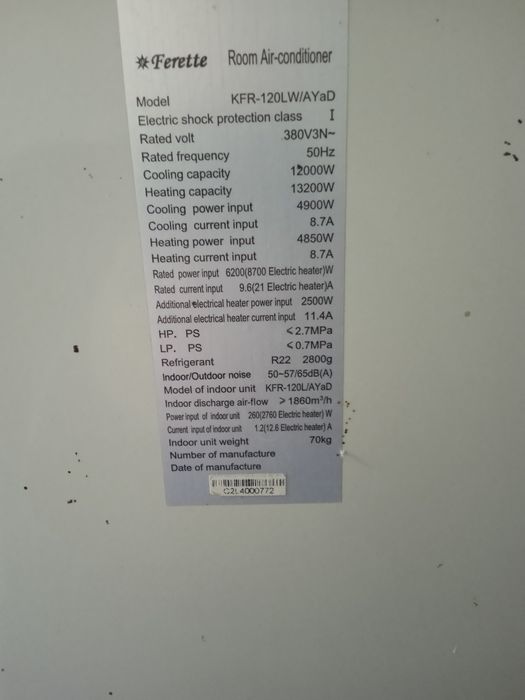 Konditsioner sotiladi