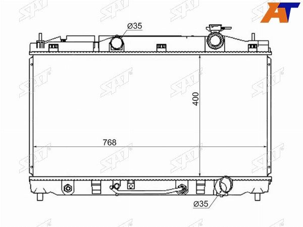 Радиатор Toyota Camry