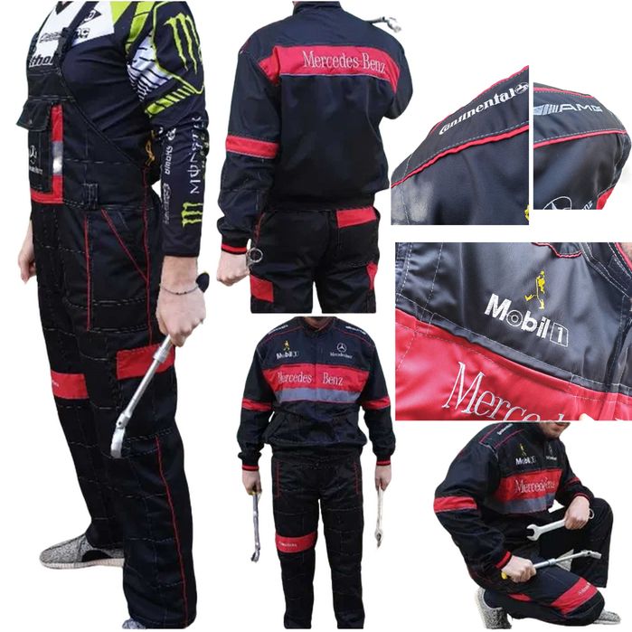 Сервизно работно облекло гащеризон костюм за работа полугащеризон яке