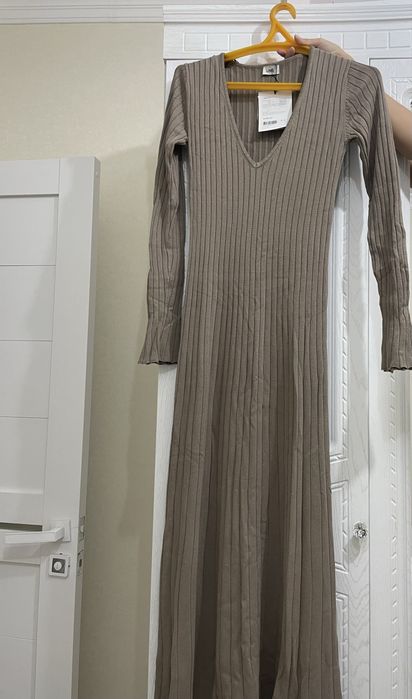 Платье теплое лапша