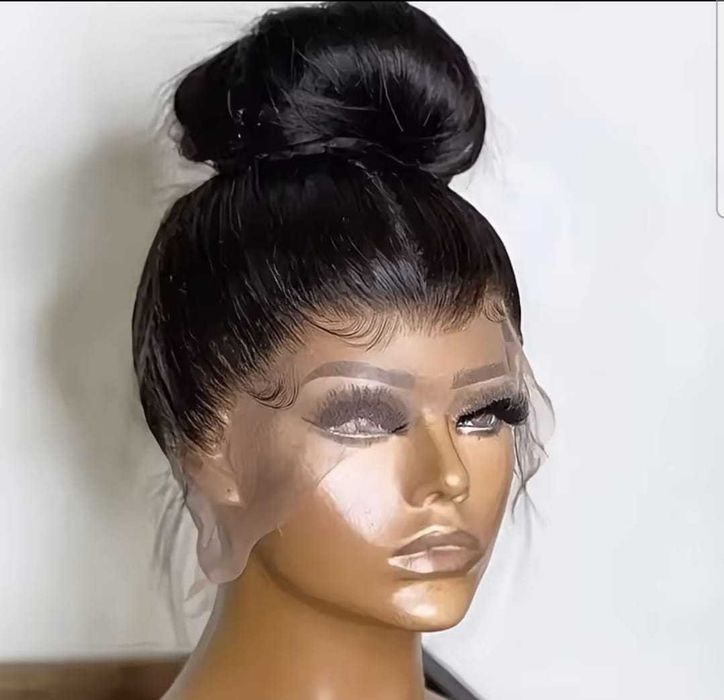 Peruca bruneta par 100% natural uman brazilian