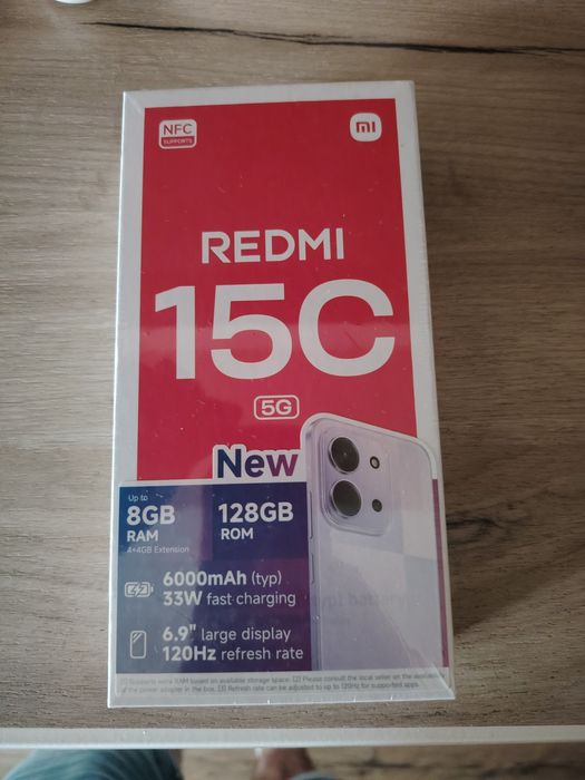 Телефон Redmi 15С чисто НОВ