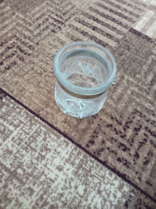 Кристална ледарка, купа за лед, кристален съд