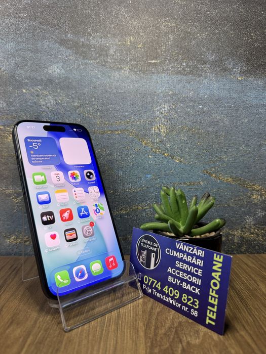Iphone 15 Pro /128 GB/Garantie 2Ani Centrul de Telefoane/Rate