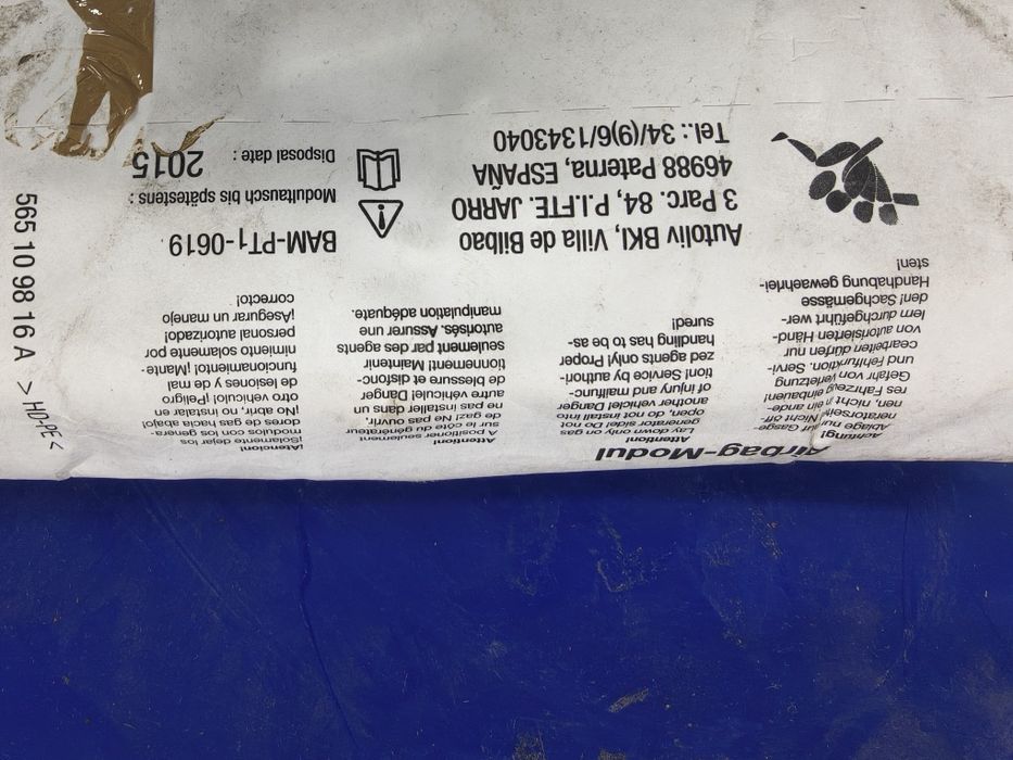 Airbag pasager  Ford