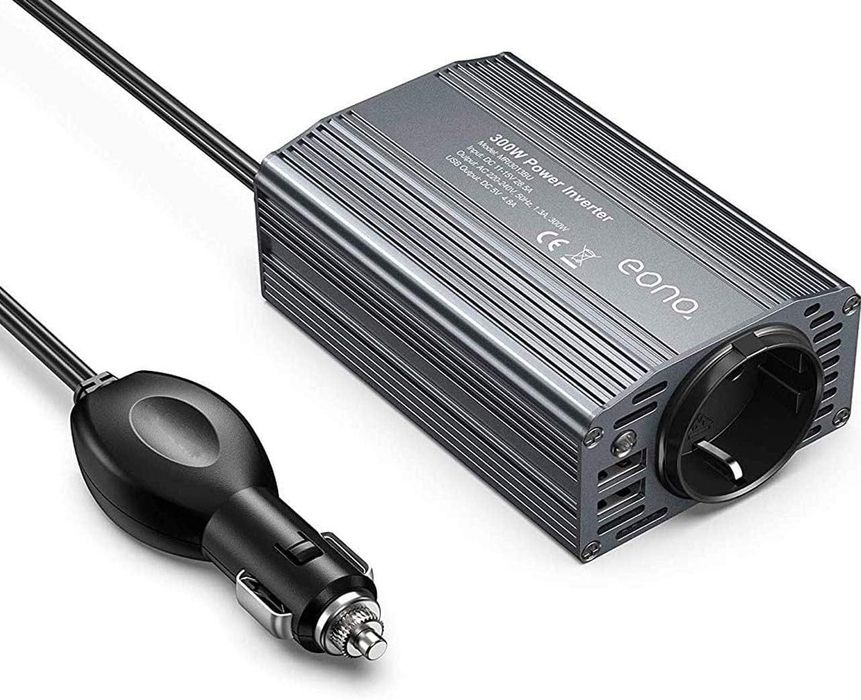 Invertor de tensiune Eono 12 V 230 V,300 W,sigilat