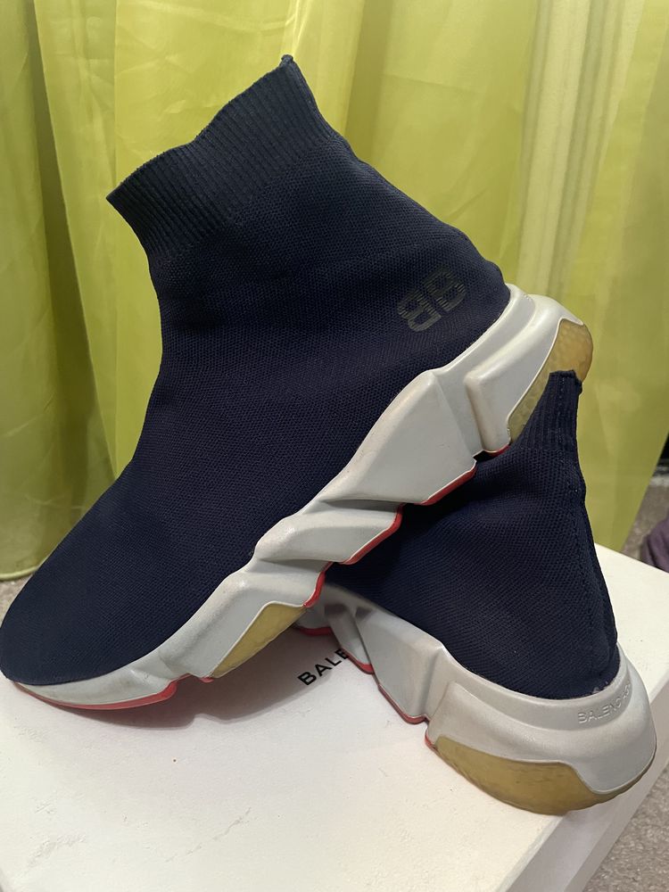 Balenciaga navy hot sale speed runners